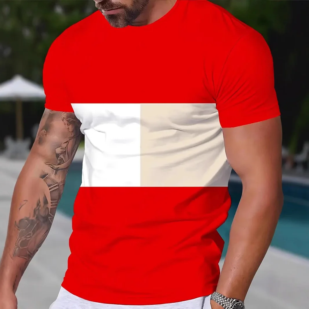 2025 Summer Fashion Creative Graphic T Shirts For Men Casual 3D Print Hip Hop Harajuku Personality Round O-Neck Short Sleeve Top - Image 3