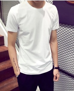 Men T-Shirt Loose Oversize Tshirt Casual Breathable Short Sleeve for All-Day Wear