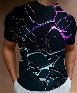 3D Abstract Pattern Men's Street T-Shirts Summer Short Sleeve 3d Printed Trend Male T Shirt 6XL Plus Size Casual Tops