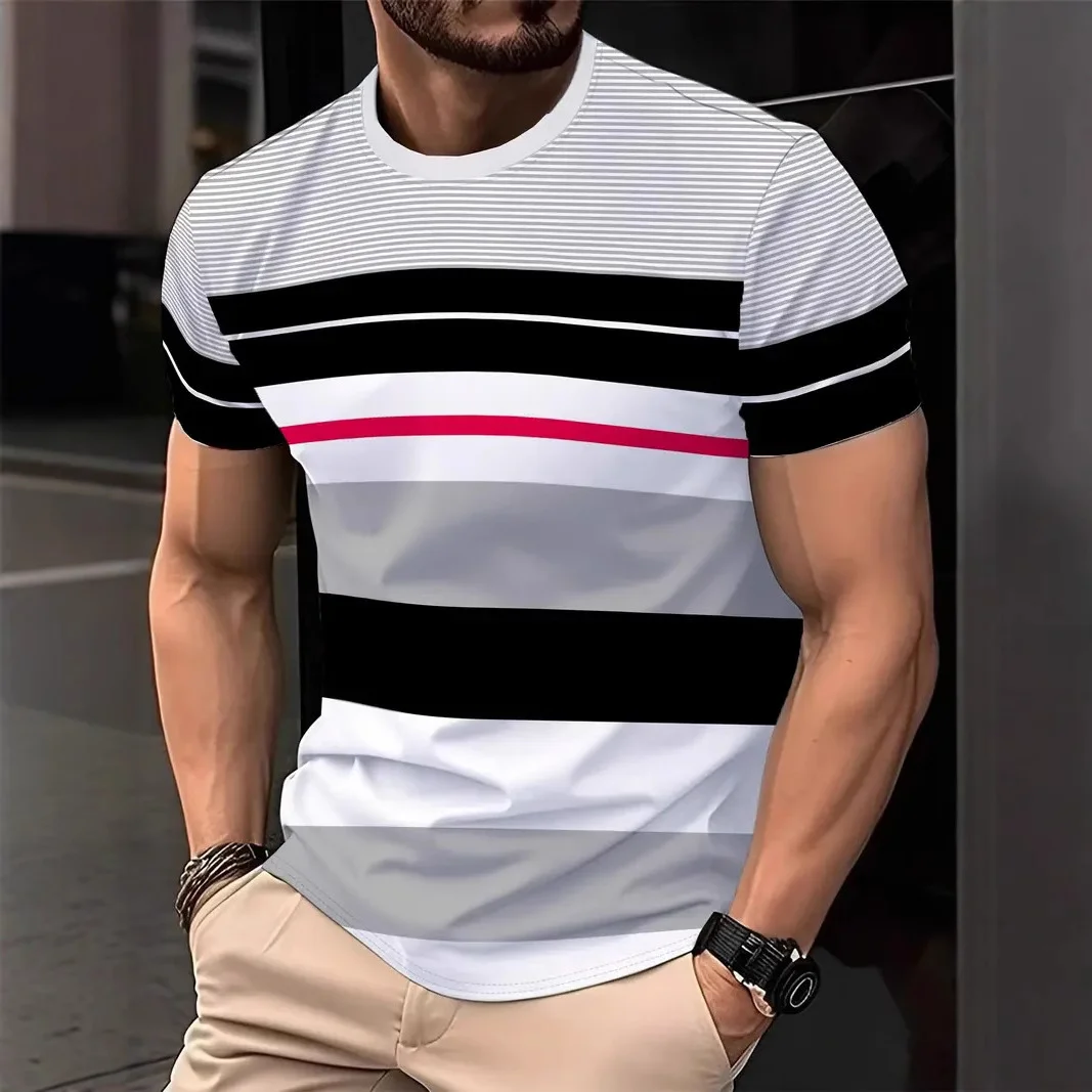 2025 Summer Fashion Creative Graphic T Shirts For Men Casual 3D Print Hip Hop Harajuku Personality Round O-Neck Short Sleeve Top - Image 5