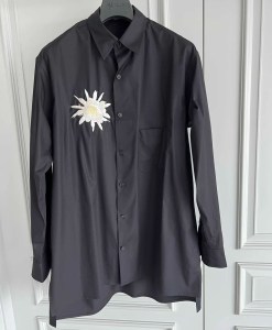 TOP-YAMAMOTO's original design features a Japanese-style heavy industry artistic and dark-themed night-blooming flower embroider