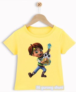 Novelty Design Boys T Shirts Anime Cartoon Santiago Print Boy Clothes Toddler T-Shirt Cute Children'S Clothing Tshirt Tops