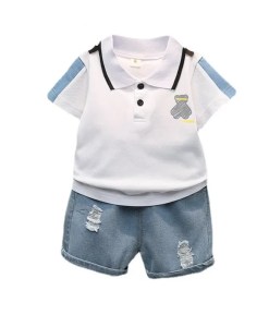 New Children Clothes Suit Baby Boys Girls Fashion T-Shirt Shorts 2Pcs/Sets Toddler Casual Costume Infant Kids Tracksuits